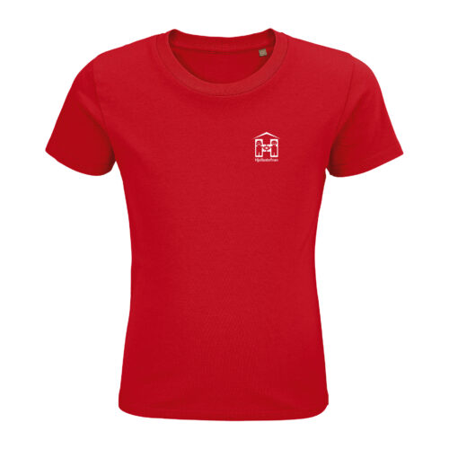 Stuttermabolur, rauður